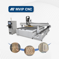 Machine de fraisage CNC 4 axes ATC 2030 avec rotation pour le travail du bois, la sculpture de portes en bois et la gravure de meubles