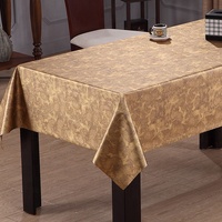 Nappe en PVC tissé RNPT, résistante à la chaleur, imperméable, anti-taches, motif floral moderne de luxe, certifiée SGS, PW121-M003, nacrée