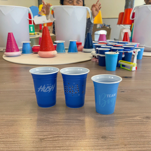 Cá nhân tái sử dụng PP đôi tường ly nhựa với biểu tượng tùy chỉnh UV in 95/97/98mm Đường kính tùy chọn - Product Image 3