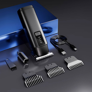 Recortadora de Pelo Profesional con Pantalla LED, Sin Espacios de Resbaladizamiento, para Corte de Pelo, Estilizado de <span class=keywords><strong>Barba</strong></span> y Afeitado de Cabeza Calva - Product Image 1