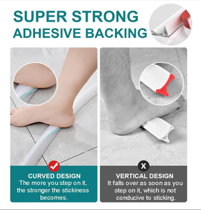 دش أو حاجز عتبة المياه سد ذاتية اللصق دش حافة المياه حاجز سدادة دش المياه مانع نظام الاحتفاظ - Product Image 4