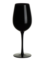 Carafe à vin sans plomb soufflée à la bouche en verre borosilicaté noir créatif en forme de U 1600ml avec tasse