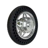 Moteur brushless haute puissance 12 pouces avec frein électromagnétique à coupure de courant et encodeur, à axe simple/double, pour vélo électrique, AMR, UGV, robot