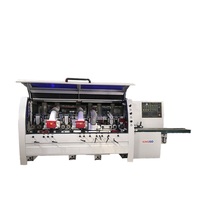 Tugas Berat 230 Mm 4 Sisi Permukaan Kayu Kayu Thicknesser dan Planer Mesin Serut Mesin dengan 6 Spindle