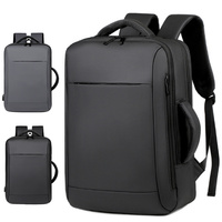Mochila de Negocios y Ocio Personalizada de Alta Calidad, Mochila Multifuncional Unisex de Doble Compartimento, Mochila Duradera para Portátil Grande