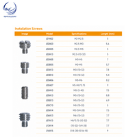 Accessoires de montage pour capteur de vibration Sensuoer, adaptateur de vis de montage d'accéléromètre, goujon M2 M6 10-32, kit de connecteurs BNC