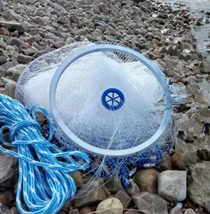 כיס תחתון יצוק רשת מונופילמנט קו יצוק לתפוס משיכה בחבל דיג רשת פריסבי מונו יצוק יד