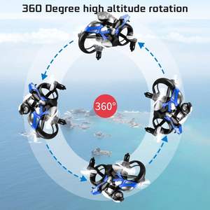 2.4G Mini Drone RC Moto Drone Avion Terre et air <span class=keywords><strong>Amphibie</strong></span> Enfants Volant Jouets DWIH2 - Product Image 5