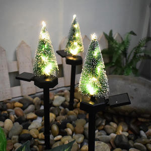 Cadena de <span class=keywords><strong>luces</strong></span> LED para el suelo del árbol de <span class=keywords><strong>Navidad</strong></span> de simulación Solar para decoraciones de fiesta de patio al aire libre <span class=keywords><strong>Amazon</strong></span> Christmas Garden - Product Image 6