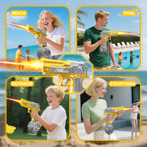 MILI Pistola ad <span class=keywords><strong>Acqua</strong></span> Elettrica Mini Spitfire Edizione Estiva di Seconda Generazione, Versione Leggermente Dorata, Giocattolo per Bambini - Product Image 6