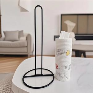 Moderno Dispensador de Papel Toalla y Soporte para Rollo de Plástico de Hierro Forjado Tridimensional para Cocina, Hotel y Oficina - Product Image 1