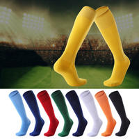Chaussettes de sport longues en tissu éponge épais respirant personnalisées pour le football