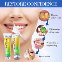 SADOER Fabricant – Vente en gros – Dentifrice blanchissant aux saveurs de fruits, sans fluorure chimique, anti-caries, pour adultes