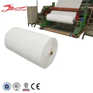 Fully automatic small scale 1092mm toilet paper making machine waste pulper paper making machine