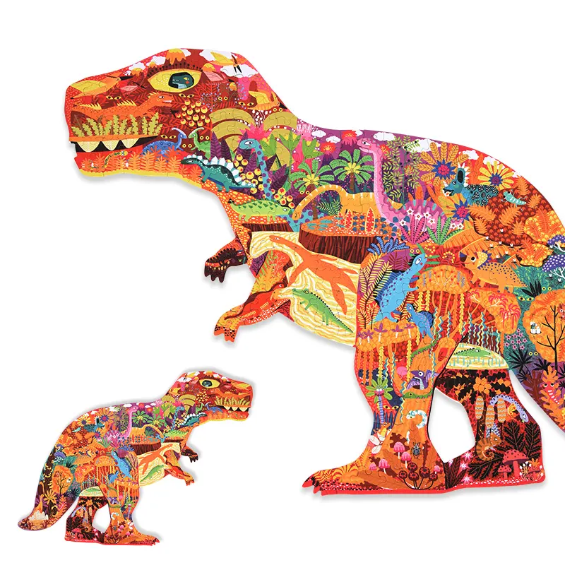 Deko — puzzle 3d pour enfants, MD3083/3171/3183/3184, biche, monde, éléphant, fait en machine