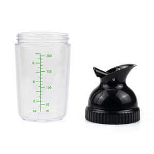 Bouteille mélangeuse pour vinaigrette <span class=keywords><strong>maison</strong></span>, avec mesure, anti-goutte, poignée souple, sans BPA - Product Image 1