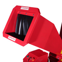 Broyeur de feuilles et de bois électrique industriel de 100 mm de capacité, 380 V triphasé, 7,5 KW, à vendre
