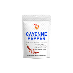 Cápsulas Blandas de Pimienta de Cayena de Alta Potencia con Aceite de Semilla de Pimienta de Cayena, Ácidos Grasos Omega-3, Apoyo al Metabolismo Energético - Product Image 1