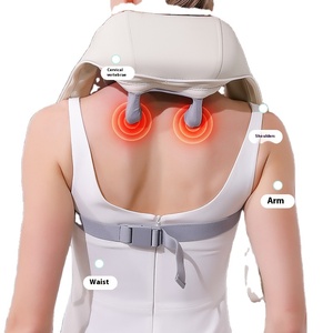 Xách tay không dây 3D Mini Shiatsu Cổ & Vai massager với nhiệt cho cơ thể đầy đủ giảm đau cơ bắp và thư giãn - Product Image 1