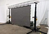 Soporte de manivela resistente de torre de elevación de 7m, pantalla LED, colgante de iluminación, soporte de elevación Line Array