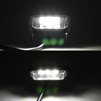 Vente chaude : éclairage de plaque d'immatriculation LED pour moto, lumière arrière universelle modifiée, lumière décorative d'avertissement, Guangdong