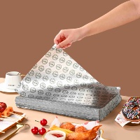 Rouleau de papier aluminium de qualité supérieure, jetable, imperméable et résistant à la graisse, pour hamburgers, chocolat, cuisine, restauration et aliments