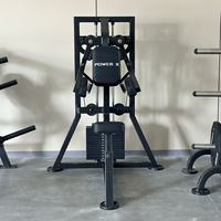 POWER X Machine de presse à épaules assise professionnelle à charge libre, presse supérieure convergente, en acier robuste, équipement de musculation pour les deltoïdes