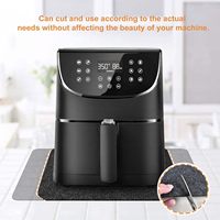 Vente en gros de tapis antidérapant résistant à la chaleur pour appareils de cuisine, tapis de protection en feutre pour friteuse à air, mixeur, cafetière, grille-pain
