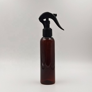 Chai xịt phun sương rỗng, có thể nạp lại, 200ml 300ml, màu hổ phách đen, chất liệu nhựa PET tròn, dùng cho toner, dung dịch lỏng - Product Image 2