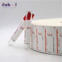 Flacon en verre de 2ml 5ml 10ml avec étiquette adhésive en vinyle BOPP pour cosmétiques et poudres de peptides étiquettes d'emballage à poids réduit