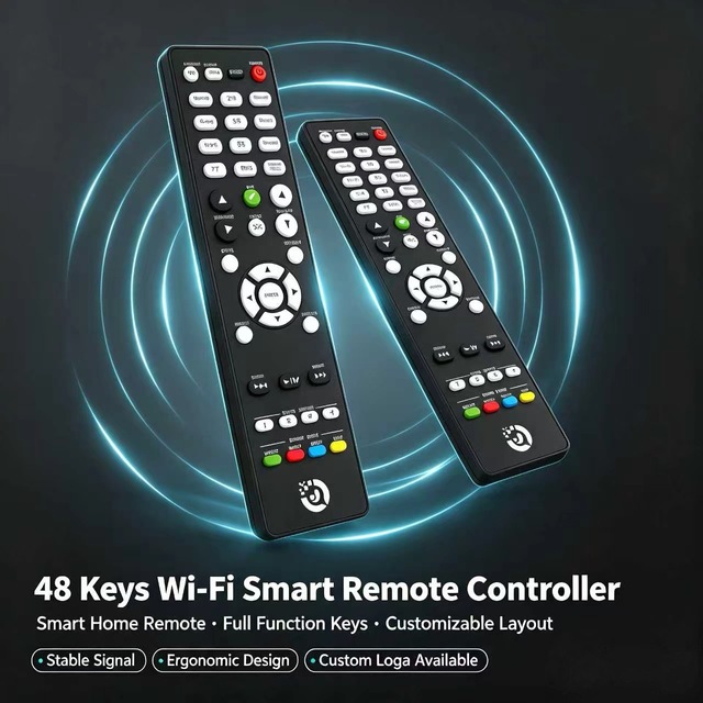 48 Keys Wi-Fi Smart Remote Controller OEM ODM Customized Support Independent Design & Development