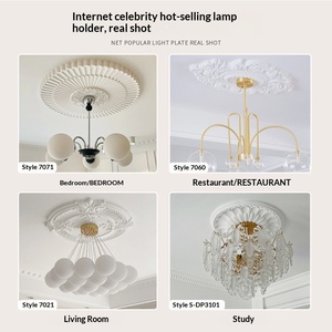 Lampadario <span class=keywords><strong>a</strong></span> Mosaico Fai-da-Te in PU di Design Europeo Francese, Innovativo e All'Ingrosso, per Decorazione Soffitti di Hotel - Product Image 3