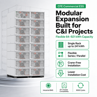 Sistem Penyimpanan Energi Modular Tegangan Tinggi LiFePO4 BESS 314Ah 8000 Siklus Paket Baterai Industri BMS Bertenaga AI 10 Tahun