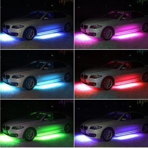 Venta Directa 1-to-4-5050 Luz Ambiental Decorativa para Chasis de Coche OLIVER de 12V, Controlada por Sonido, Colorida, 90*120cm - Product Image 4