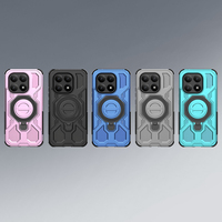 Coque de téléphone magnétique antichute en TPU+PC de luxe avec chargement sans fil à 360° pour 15T Pro – Vente en gros