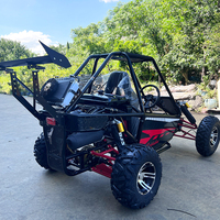 Gran Oferta: Go Kart Todoterreno de 200cc, Motor Refrigerado por Aceite con 17.6N.m de Torque, Ruedas de Aluminio para Carreras de Adultos