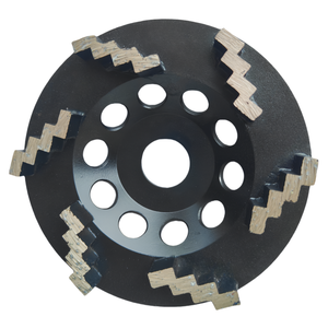 Disco Abrasivo de Diamante de 5 Pulgadas y 6 Segmentos para Amoladora Angular, para Piedra, Granito, Mármol y Hormigón, con Montaje Atornillable, Venta Global - Product Image 1