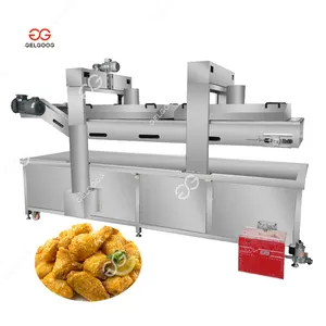 Gelgoog Automatic Fry Gyoza Equipment Fried Dumplings Chicken Making Machine For Frying Chicken