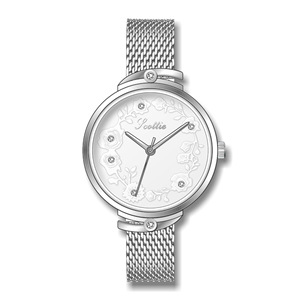 Reloj de mujer estilo estudiantil, sencillo y moderno, resistente al agua, reloj de cuarzo con correa de acero - Product Image 2