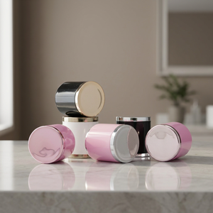 Tapa de Perfume de Lujo en Oro y Plata, Modelo FEA15, Cierre Seguro a Presión, Tapa Cilíndrica Elegante con Recubrimiento UV para Botellas de Fragancia - Product Image 3