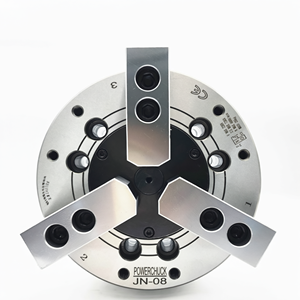 Mandrin hydraulique à 3 mors JN-08, 8 pouces, corps massif en fonte pour tour CNC - Product Image 1