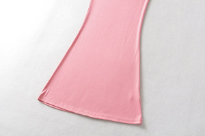Abito da donna Sexy <span class=keywords><strong>in</strong></span> Jersey <span class=keywords><strong>di</strong></span> <span class=keywords><strong>cotone</strong></span> <span class=keywords><strong>di</strong></span> alta qualità con maniche lunghe a sirena Sexy senza maniche sul fondo del pavimento - Product Image 6
