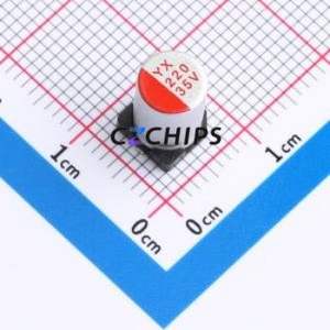 SPT1VM221E09TRVZC ตัวเก็บประจุแบบแข็ง SMD, D6.3xL9 มม. ( ความจุ: 220uF ) ( ความแม่นยำ: 20% แรงดันไฟฟ้าที่กำหนด: 35V ) - Product Image 1