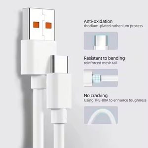Universal 120W <b>USB</b> to <b>Type</b>-<b>C</b> 6A Super Fast <b>Charging</b> <b>Cable</b> Quick Charge <b>USB</b> <b>C</b> Phone <b>Cable</b> for Xiaomi - Product Image 4
