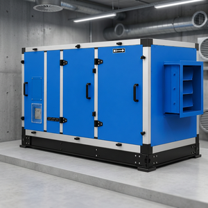 Modular Industrial Air Handling Unit Commercial Ventilation Air Filtration System Energy Fresh Air Management Equipment - Product Image 1