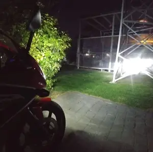 P15D Led faro de la motocicleta 12V alta baja y haz lámpara LED Scooter ATV Moto accesorios luces de niebla