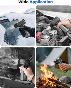Souffleur d'air portable sans fil Mini Shark, ventilateur de poche puissant, dépoussiéreur à air comprimé pour voiture et extérieur - Product Image 4