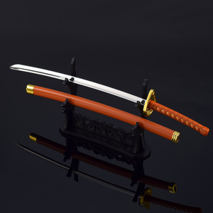 Alliage <span class=keywords><strong>de</strong></span> Zinc <span class=keywords><strong>Tout</strong></span> Métal Petit Jouet Épée <span class=keywords><strong>Bleach</strong></span> Tousen Kaname Zanpakutou Suzumushi 26cm 49g Mini Katana - Product Image 5