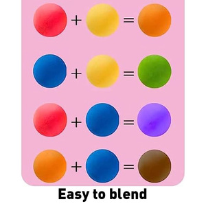 Foska <b>Kids</b> Playdough <b>Art</b> Soft Educational Play Non-toxic Colorful Playdough 4 6 Pack Kit Set Play Dough Toys <b>for</b> Children <b>Kids</b> - Product Image 3