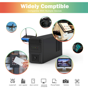 유럽 시장을 위한 긴 백업 및 사이클의 리튬 <span class=keywords><strong>UPS</strong></span> 650va 메탈 케이스 80WH - Product Image 4